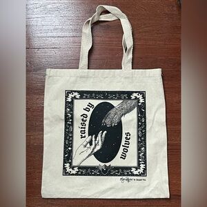 “Raised by Wolves” Cream Tote Bag